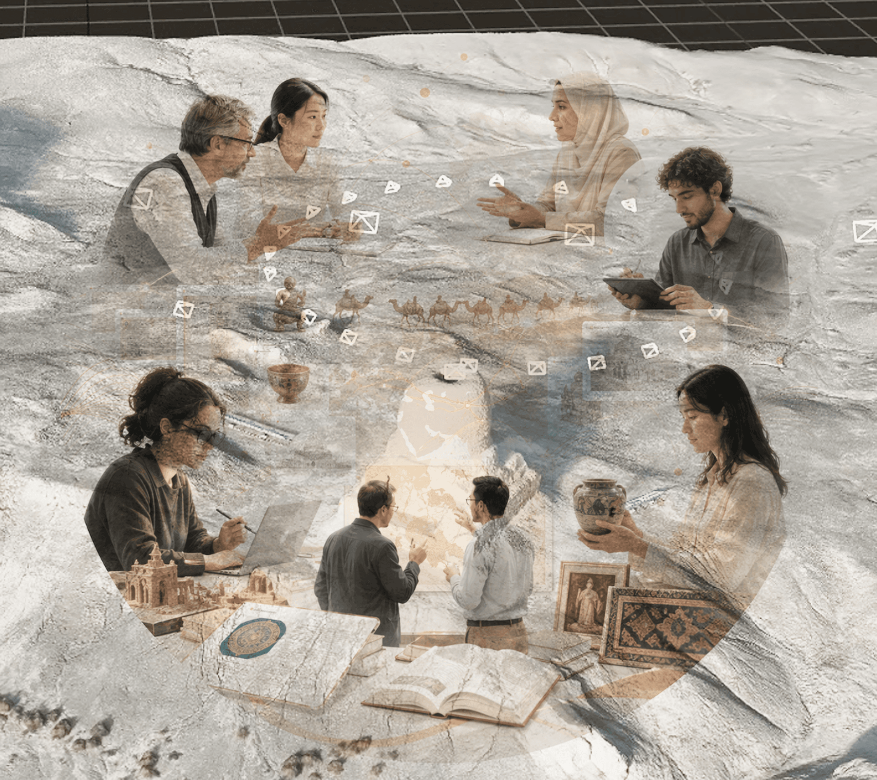 A growing shared cultural data infrastructure of the Silk Road
